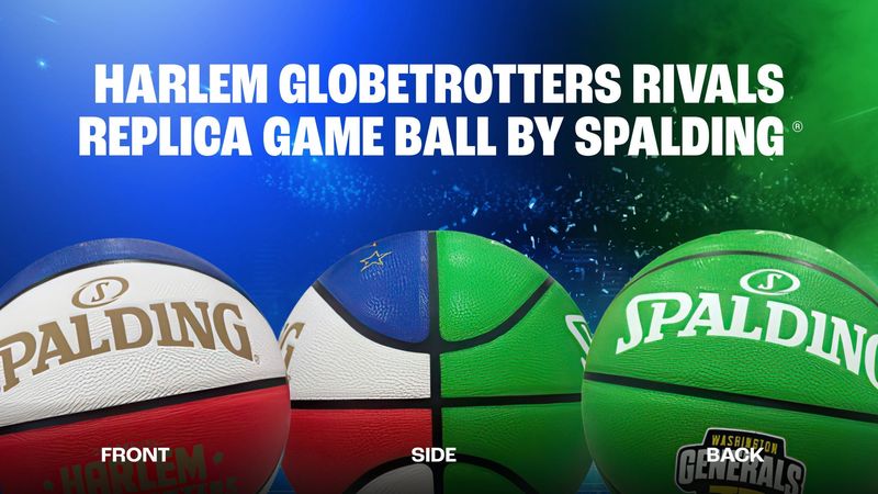 Harlem Globetrotters Replica Game Ball