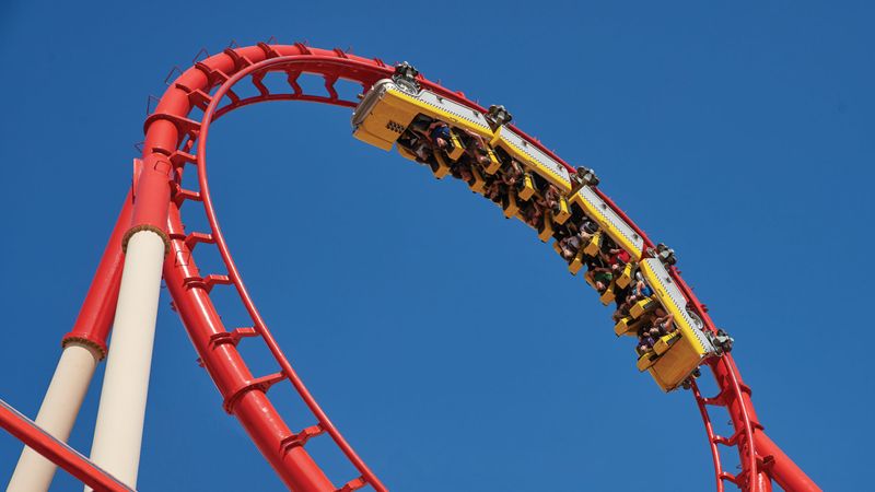 The Big Apple Coaster at NYNY