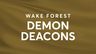 Wake Forest Demon Deacons Mens Basketball