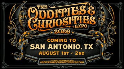 Oddities & Curiosities Expo:Ratalope Coffin Taxidermy 1:30 PM-3:30 PM